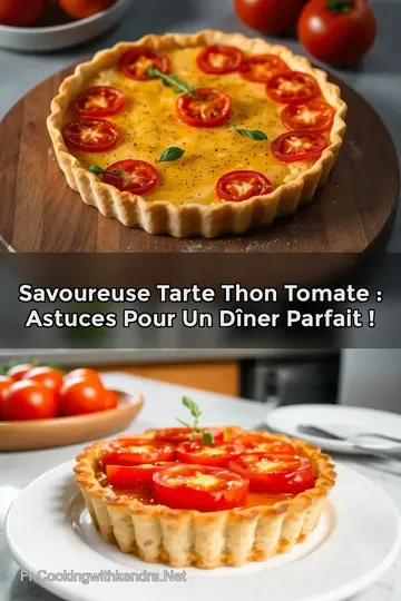 Savoureuse Tarte Thon Tomate : Astuces pour un Dîner Parfait !