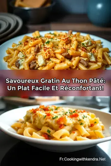 Savoureux Gratin au Thon Pâté: Un Plat Facile et Réconfortant!