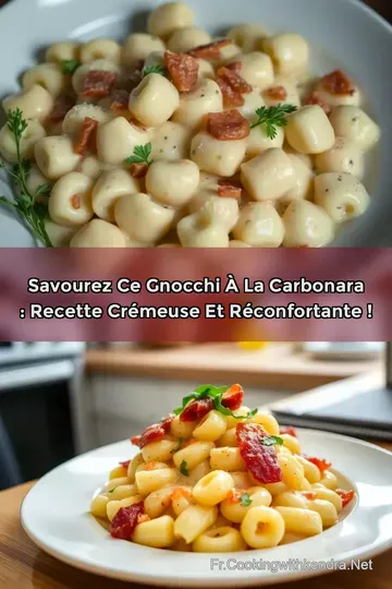 Savourez ce Gnocchi à la Carbonara : Recette Crémeuse et Réconfortante !