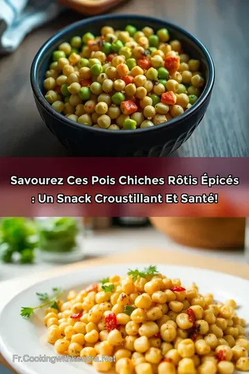 Savourez ces Pois Chiches Rôtis Épicés : Un Snack Croustillant et Santé!