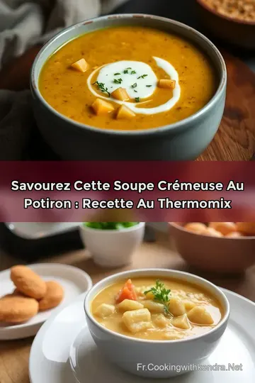 Savourez Cette Soupe Crémeuse au Potiron : Recette au Thermomix