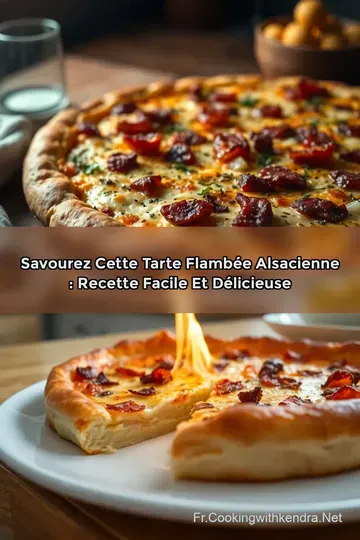 Savourez cette Tarte Flambée Alsacienne : Recette Facile et Délicieuse