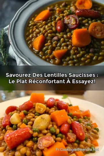 Savourez des Lentilles Saucisses : Le Plat Réconfortant à Essayez!