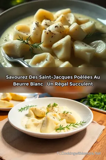 Savourez des Saint-Jacques Poêlées au Beurre Blanc : Un Régal Succulent