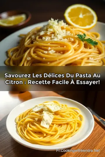 Savourez les Délices du Pasta au Citron : Recette Facile à Essayer!