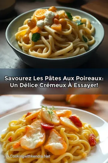 Savourez les Pâtes aux Poireaux: Un Délice Crémeux à Essayer!