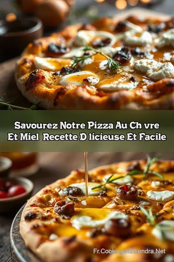 Savourez notre Pizza au Chèvre et Miel: Recette Délicieuse et Facile