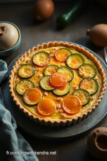 Tarte Aux Courgettes Savoureuse: La Recette de l' Été presentation