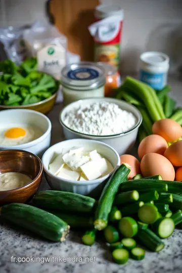 Tarte Courgette Provençale: La Délicieuse Quiche Verte ingredients