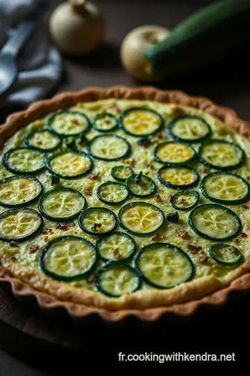 Tarte Courgette Provençale: La Délicieuse Quiche Verte presentation