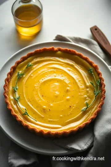 Tarte Légère au Thon et Moutarde presentation