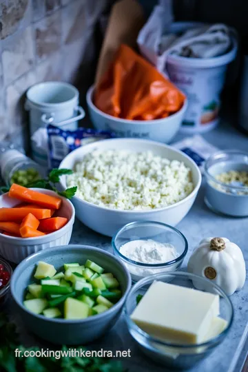 Tarte Provençale aux Légumes du Soleil ingredients