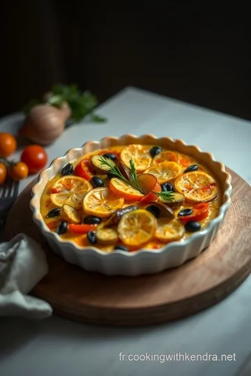 Tarte Provençale aux Légumes du Soleil presentation