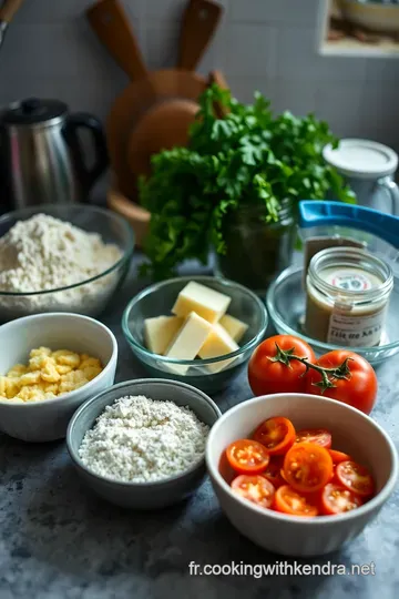 Tarte Thon Tomate ingredients