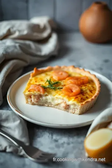 Tartelette au Saumon Fumé et Crème Fraîche presentation