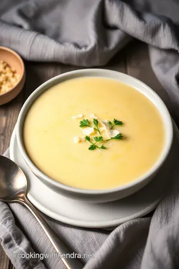 Velouté de Chou-Fleur Crémeux au Parmesan presentation