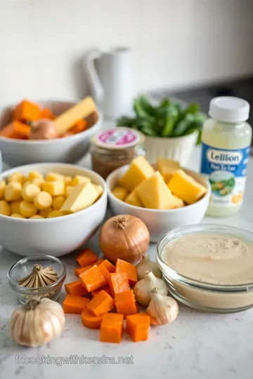 Velouté de Potimarron et Châtaigne ingredients