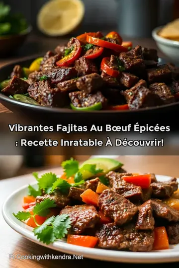 Vibrantes Fajitas au Bœuf Épicées : Recette Inratable à Découvrir!