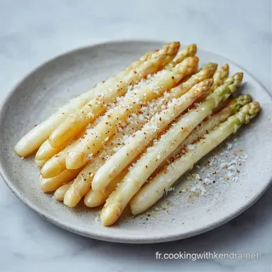 Asperges Blanches Au Parmesan Pour 4 Fiche recette