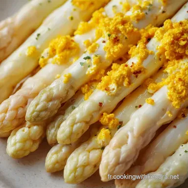 Asperges Blanches pour 4 Personnes Fiche recette