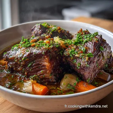 Basse c&ocirc;te de b&oelig;uf fondante : Recette de Mijotage Ultime Fiche recette