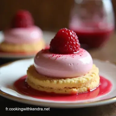 Bavarois Framboise sur Biscuit Le Dessert Facile et Chic Fiche recette