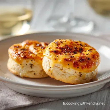 Biscuits Moutarde Comt&eacute; en 35 Minutes pour 12 Personnes