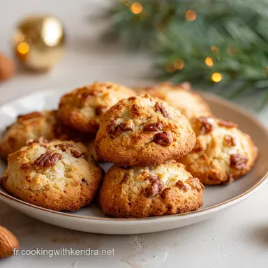 Biscuits NoixMassepain La recette facile des sabl&eacute;s de No&euml;l au massepain Fiche recette