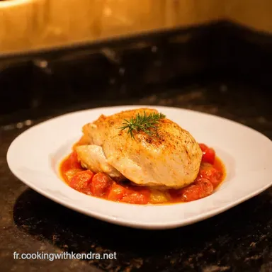 Blancs de Poulet &agrave; la Toscane Ma Recette Cr&egrave;me Tomates S&eacute;ch&eacute;es Fiche recette