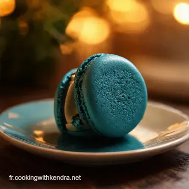 Macarons Blue Lagoon Un Go&ucirc;t de Paradis Facile Fiche recette