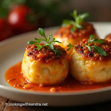 Boulettes de Viande &agrave; la Cr&egrave;me de Poivrons Un Plat R&eacute;confortant Fiche recette