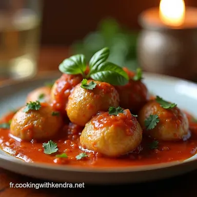 Boulettes de Boeuf &agrave; la Sauce La Recette Lyonnaise Facile Fiche recette