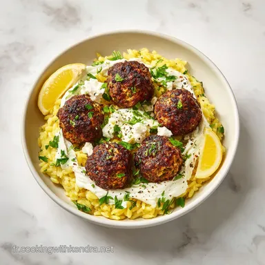 Boulettes Grecques Et Orzo: Onctueux Fiche recette