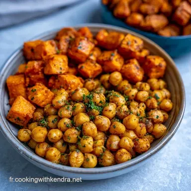 Bowl V&eacute;g&eacute;tarien aux Patates Douces Fiche recette