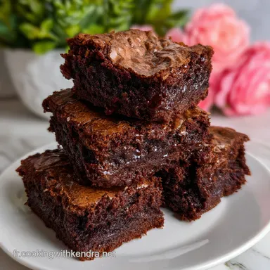 Brownies : Recette Facile pour un C&oelig;ur Fondant Fiche recette