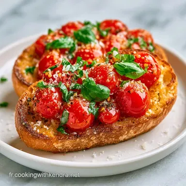 Bruschettas Ap&eacute;ritives en 10 Minutes