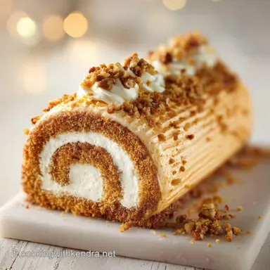 Recette B&ucirc;che de No&euml;l au Pralin&eacute; et Biscuit Japonais pour 8 Personnes Fiche recette