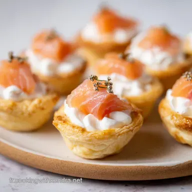 Mini-Tartelettes au Saumon: 60 Pi&egrave;ces