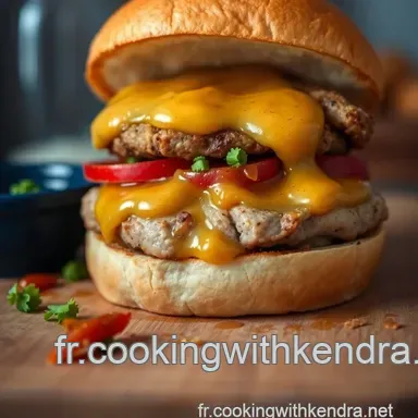 Mon Burger de Poulet Gourmand : Recette Facile avec Sauce Moutarde-Miel Fiche recette