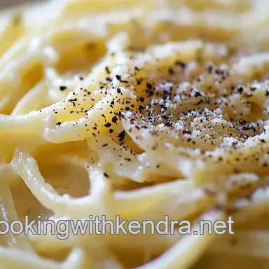 Cacio e Pepe: Un D&eacute;lice Romain Facile! Fiche recette