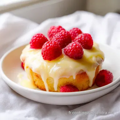 Cake Citron Framboise pour 6 Personnes Fiche recette