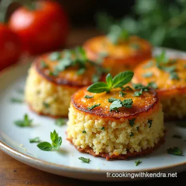Mon Cake QuinoaPois Chiches Herbes Proven&ccedil;al Moelleux Sans Gluten Fiche recette