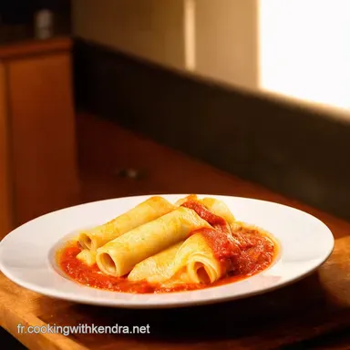 Cannelloni la sicilienne Un rayon de soleil dans votre assiette Fiche recette