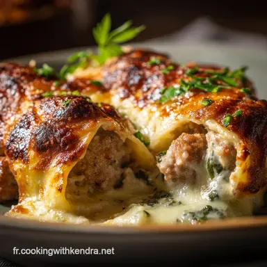 Cannellonis farcis la viande hache Notre recette ultrag&eacute;n&eacute;reuse et gratin&eacute;e Fiche recette