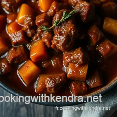 Carbonade Flamande: La Recette Authentique qui R&eacute;chauffe le C&oelig;ur! Fiche recette