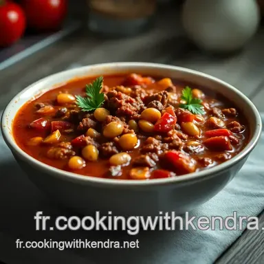Chili Con Carne au Cookeo : Recette &Eacute;pic&eacute;e et Facile &agrave; R&eacute;aliser Fiche recette