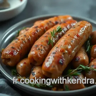 Des chipolatas cuisson parfaites : Ma m&eacute;thode infaillible aux herbes Fiche recette