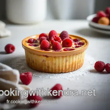 Clafoutis aux Framboises : Un D&eacute;lice Traditionnel &agrave; Facilit&eacute; &Eacute;tonnante Fiche recette