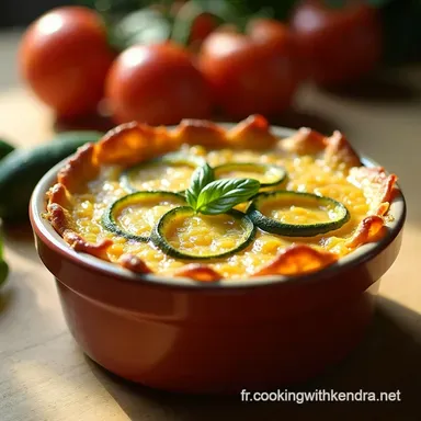 Clafoutis de Courgettes au Parmesan Facile et D&eacute;licieux Fiche recette
