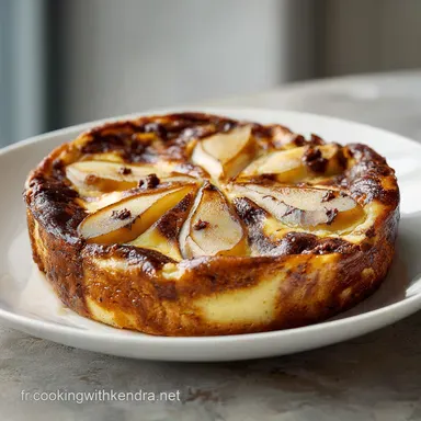 Clafoutis Poires Chocolat: Fondant Fiche recette